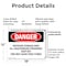 Signmission Pesticide Storage Area Danger Sign, Plastic, 18in W x 12in L, 2PK OS-2PACK-DS-P-1218-L-1973 - alternate 6